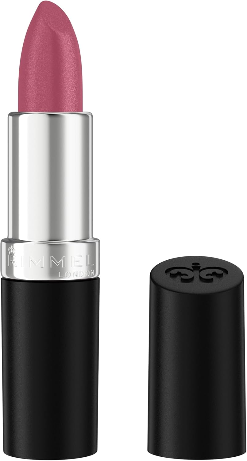 Rimmel Lasting Finish Lipstick 066 Heather Shimmer, Creamy Satin Finish, Long Lasting 8 HR Wear, Comfortable Formula, Rich Pigment